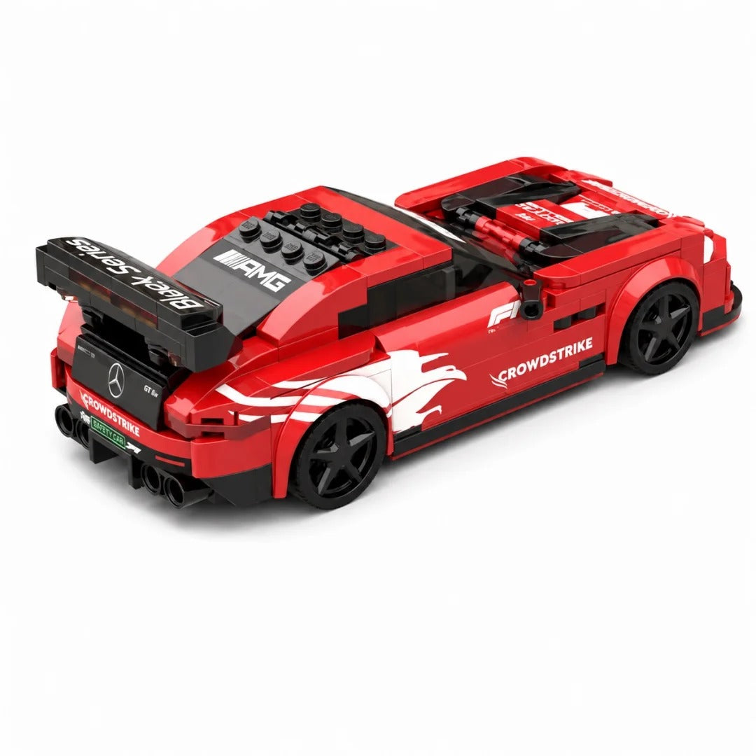 Trilumity Building Block Set: 1:24 Mercedes-AMG GT | Track-Ready Beast | Includes a Complete Set of Stickers (329Piece)