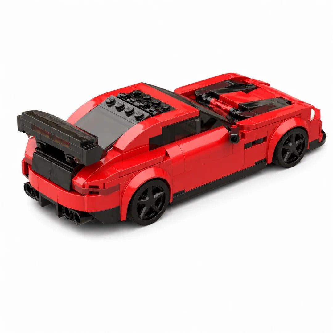 Trilumity Building Block Set: 1:24 Mercedes-AMG GT | Track-Ready Beast | Includes a Complete Set of Stickers (329Piece)