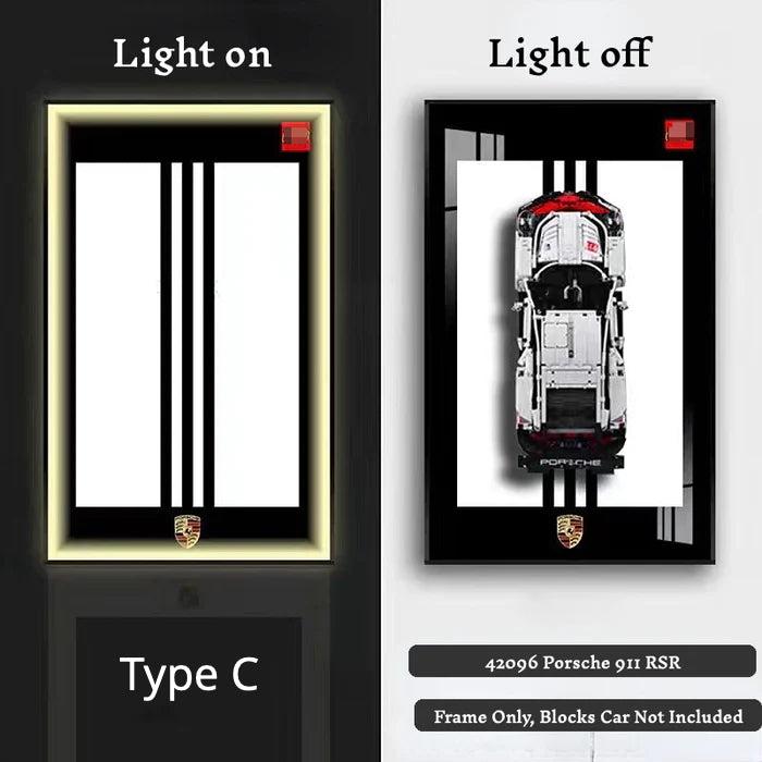 Trilumity Building Block Set: Display Frame for Porsche 911