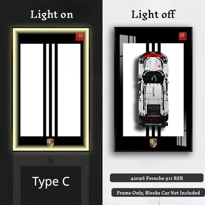 Trilumity Building Block Set: Display Frame for Porsche 911