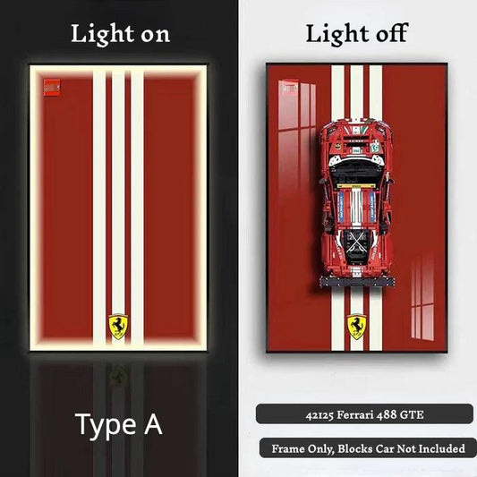 Trilumity Building Block Set: Display Frame for Ferarri
