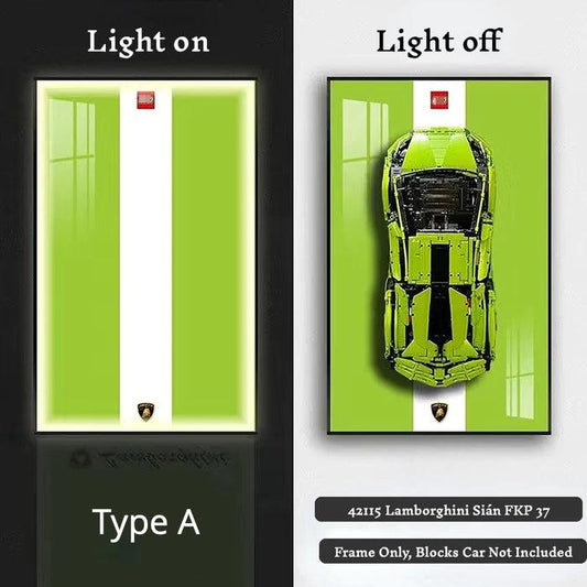 Trilumity Building Block Set: Display Frame for Lamborghini Sian