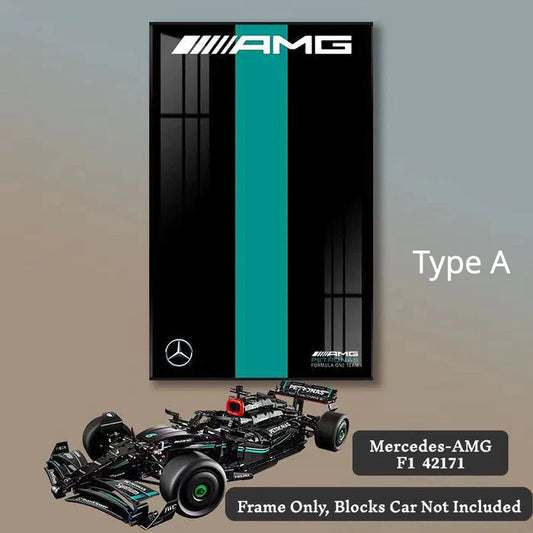 Trilumity Building Block Set: Display Frame for Mercedes F1