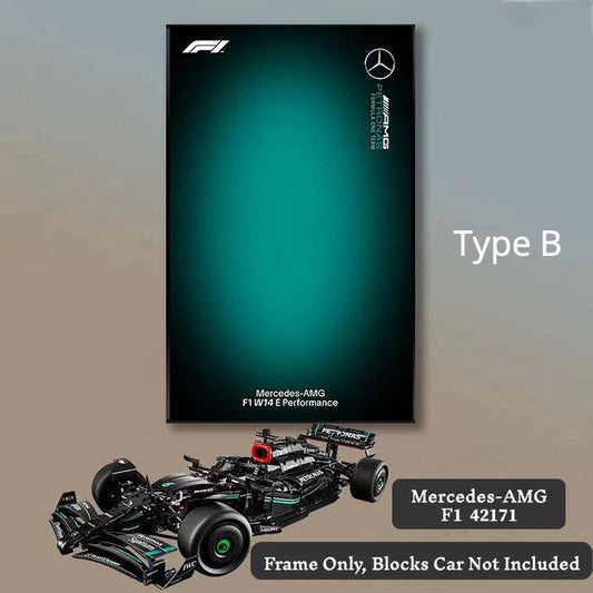 Trilumity Building Block Set: Display Frame for Mercedes F1