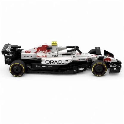 Trilumity Building Block Set: Oracle Red Bull Racing Rb21 F1 Car | Includes a Complete Set of White Champion Stickers| 293Piece