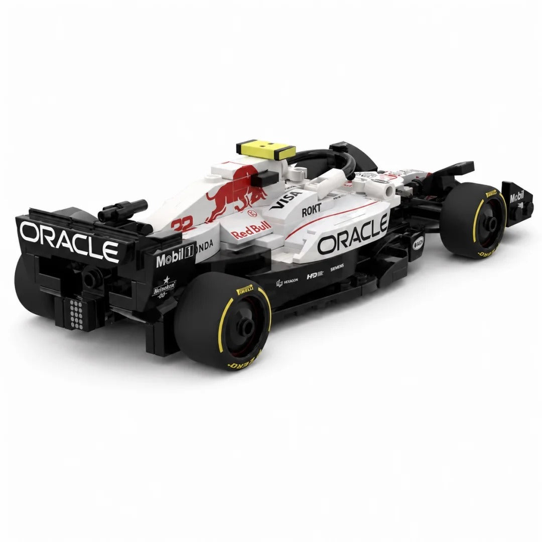 Trilumity Building Block Set: Oracle Red Bull Racing Rb21 F1 Car | Includes a Complete Set of White Champion Stickers| 293Piece