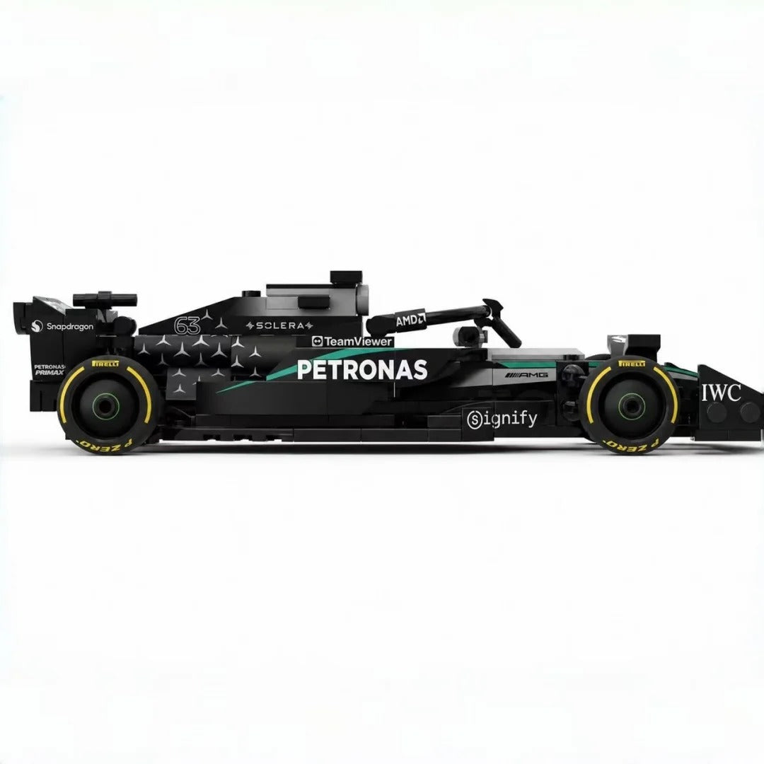 Trilumity Building Block Set: Mercedes W16 F1 Racing Car | Includes a complete set of stickers| 300Piece