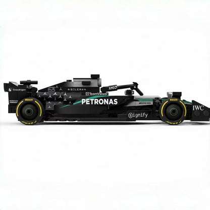Trilumity Building Block Set: Mercedes W16 F1 Racing Car | Includes a complete set of stickers| 300Piece