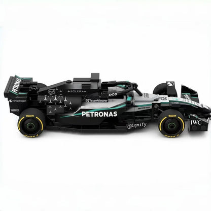 Trilumity Building Block Set: Mercedes W16 F1 Racing Car | Includes a complete set of stickers| 300Piece