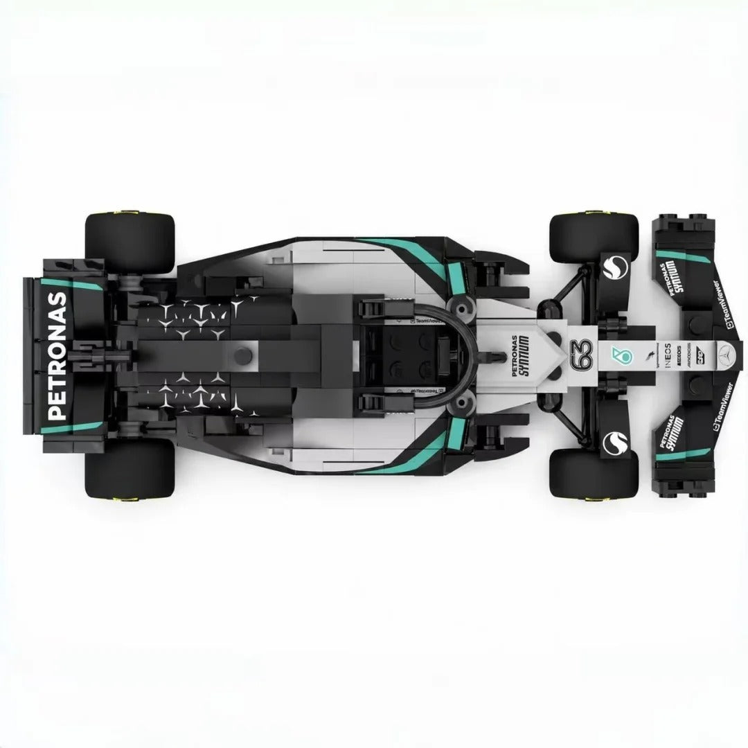 Trilumity Building Block Set: Mercedes W16 F1 Racing Car | Includes a complete set of stickers| 300Piece