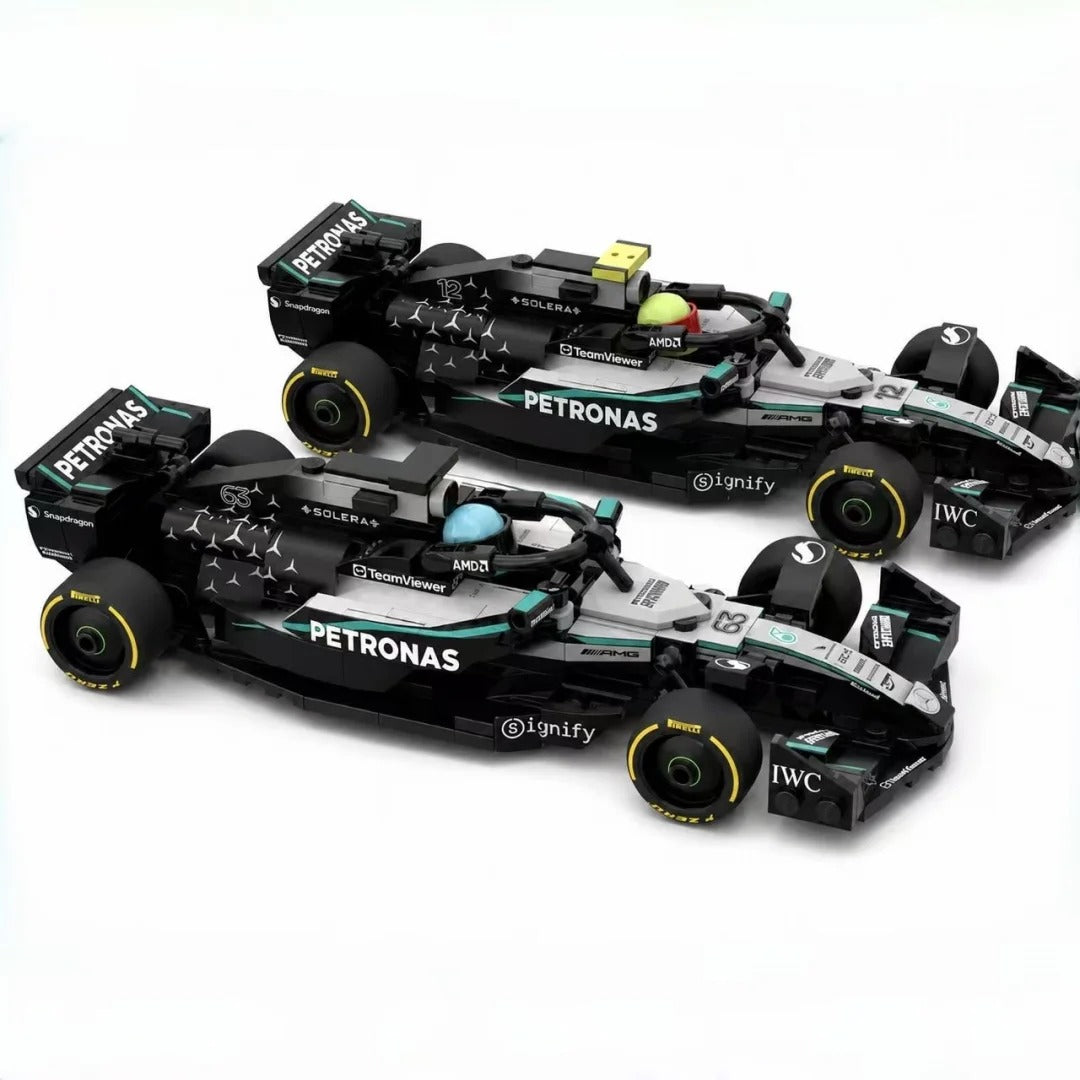 Trilumity Building Block Set: Mercedes W16 F1 Racing Car | Includes a complete set of stickers| 300Piece