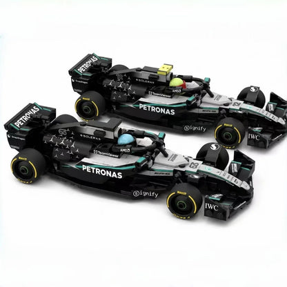 Trilumity Building Block Set: Mercedes W16 F1 Racing Car | Includes a complete set of stickers| 300Piece