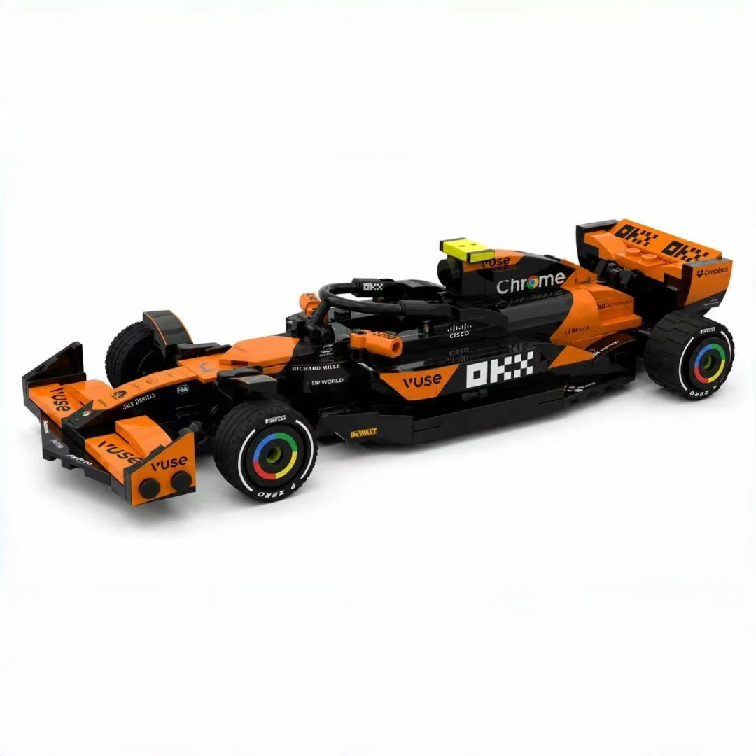 Trilumity Building Block Set: Woking Hypercar Mcl38 Three-Seater Legend | Includes a complete set of stickers| 296Piece