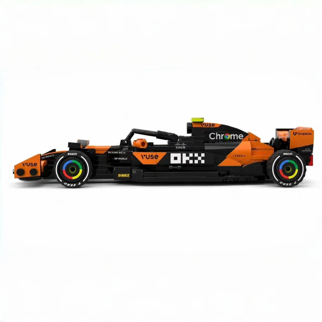 Trilumity Building Block Set: Woking Hypercar Mcl38 Three-Seater Legend | Includes a complete set of stickers| 296Piece