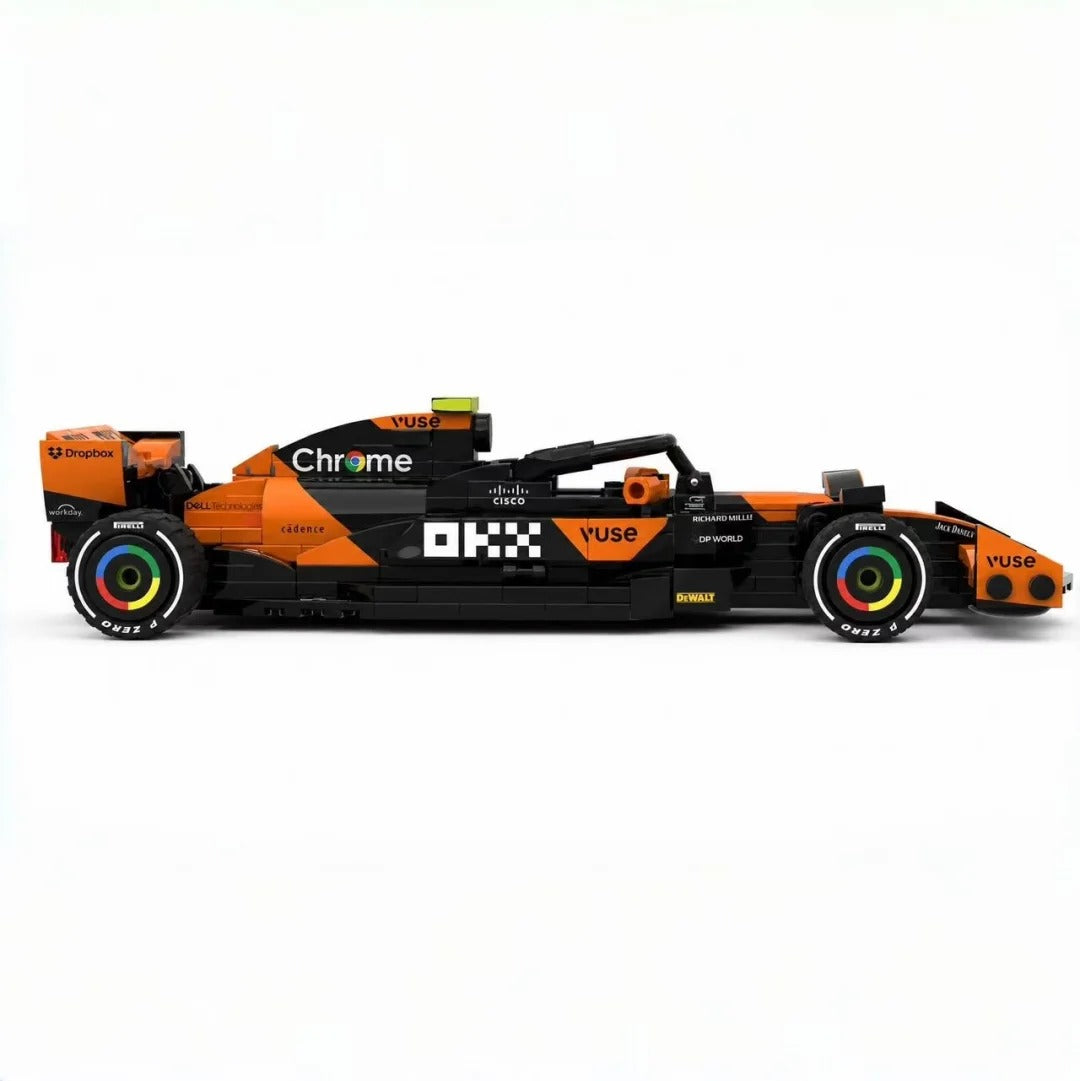 Trilumity Building Block Set: Woking Hypercar Mcl38 Three-Seater Legend | Includes a complete set of stickers| 296Piece