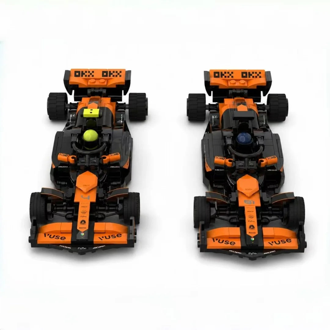 Trilumity Building Block Set: Woking Hypercar Mcl38 Three-Seater Legend | Includes a complete set of stickers| 296Piece
