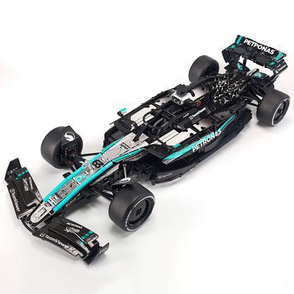 Trilumity Motorized Building Block Set: 1:8 Mercedes-Benz W16 F1 Racing Car | Exclusive Racing Livery (1887+-Piece)