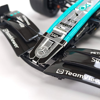 Trilumity Motorized Building Block Set: 1:8 Mercedes-Benz W16 F1 Racing Car | Exclusive Racing Livery (1887+-Piece)
