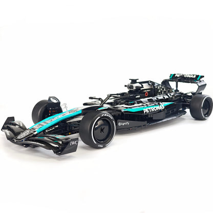 Trilumity Motorized Building Block Set: 1:8 Mercedes-Benz W16 F1 Racing Car | Exclusive Racing Livery (1887+-Piece)