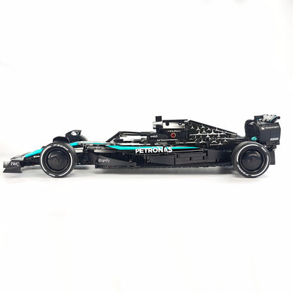 Trilumity Motorized Building Block Set: 1:8 Mercedes-Benz W16 F1 Racing Car | Exclusive Racing Livery (1887+-Piece)