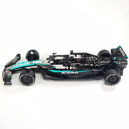 Trilumity Motorized Building Block Set: 1:8 Mercedes-Benz W16 F1 Racing Car | Exclusive Racing Livery (1887+-Piece)