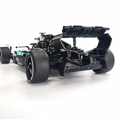 Trilumity Motorized Building Block Set: 1:8 Mercedes-Benz W16 F1 Racing Car | Exclusive Racing Livery (1887+-Piece)