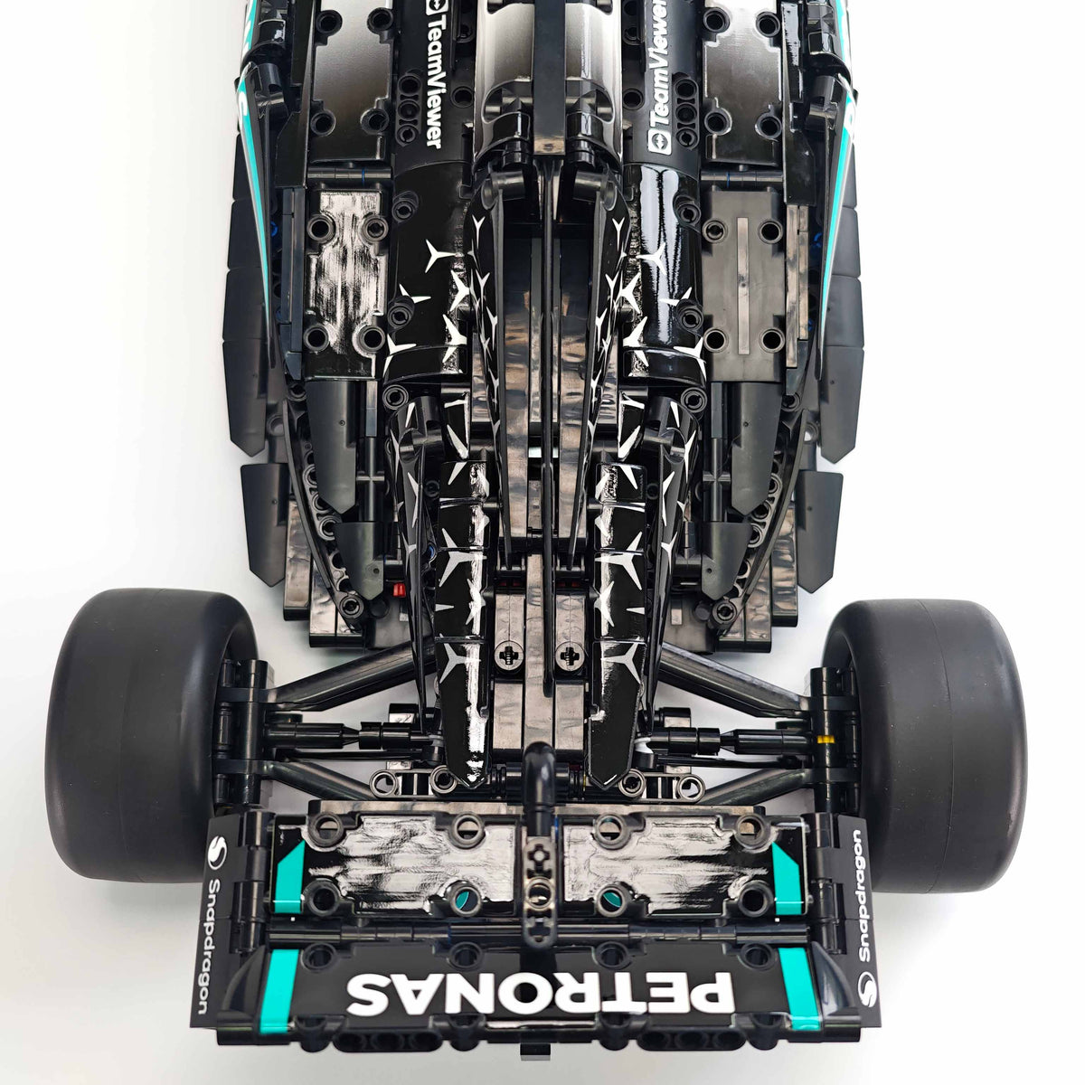 Trilumity Motorized Building Block Set: 1:8 Mercedes-Benz W16 F1 Racing Car | Exclusive Racing Livery (1887+-Piece)