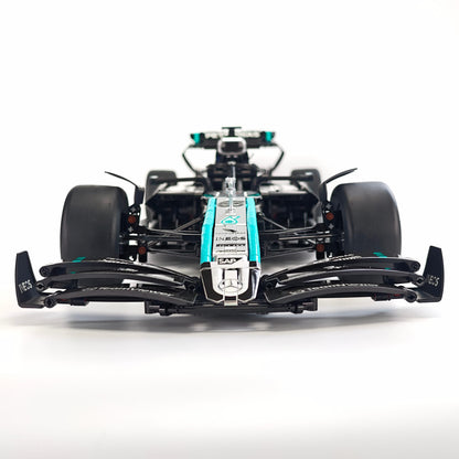 Trilumity Motorized Building Block Set: 1:8 Mercedes-Benz W16 F1 Racing Car | Exclusive Racing Livery (1887+-Piece)