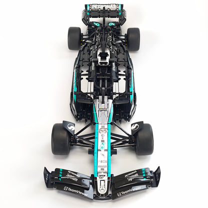 Trilumity Motorized Building Block Set: 1:8 Mercedes-Benz W16 F1 Racing Car | Exclusive Racing Livery (1887+-Piece)