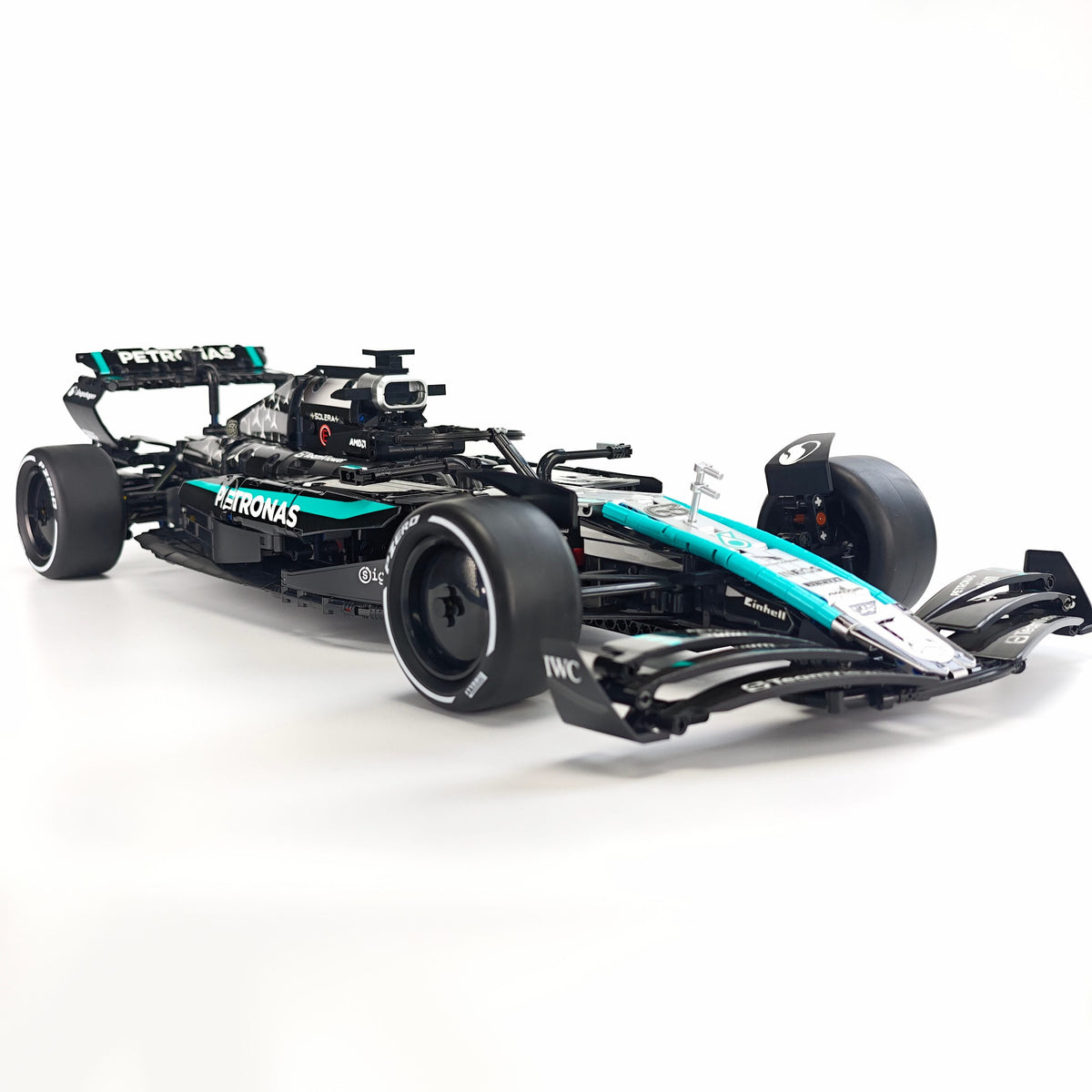 Trilumity Motorized Building Block Set: 1:8 Mercedes-Benz W16 F1 Racing Car | Exclusive Racing Livery (1887+-Piece)