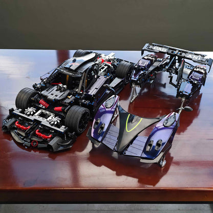 Trilumity Building Block Set: 1:8 Pagani Zonda R | Chameleon Metallic Paint Italian Hypercar (3300+-Piece)