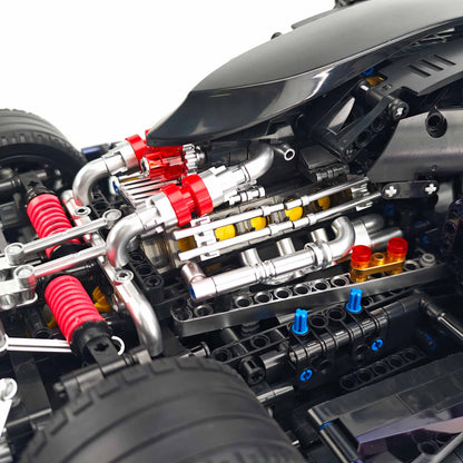 Trilumity Building Block Set: 1:8 Pagani Zonda R | Chameleon Metallic Paint Italian Hypercar (3300+-Piece)