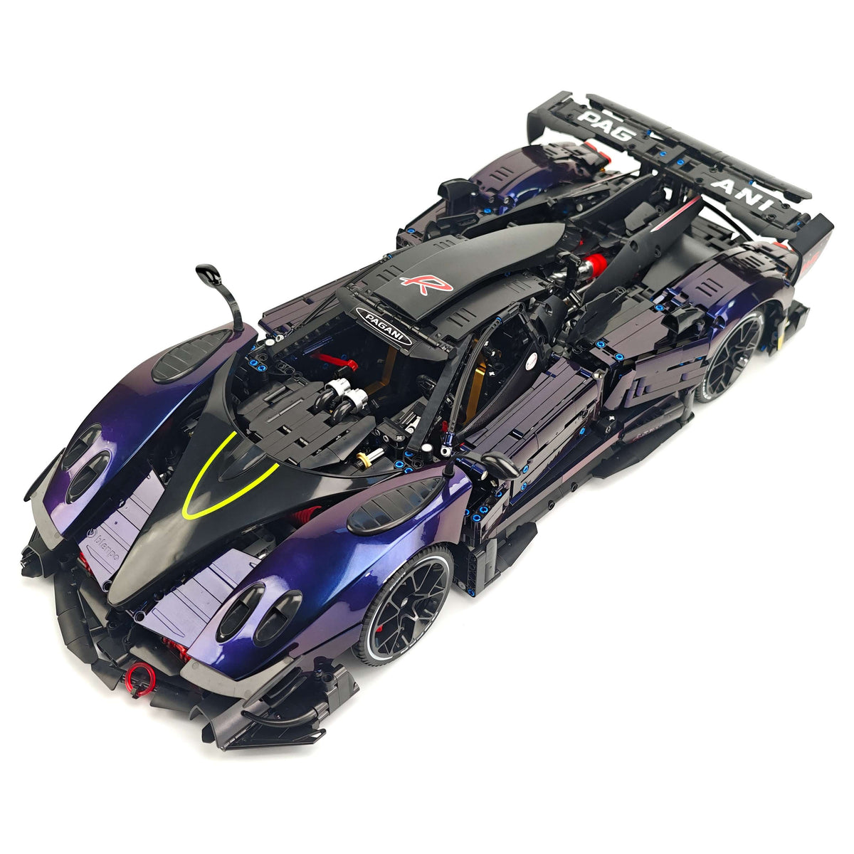 Trilumity Building Block Set: 1:8 Pagani Zonda R | Chameleon Metallic Paint Italian Hypercar (3300+-Piece)