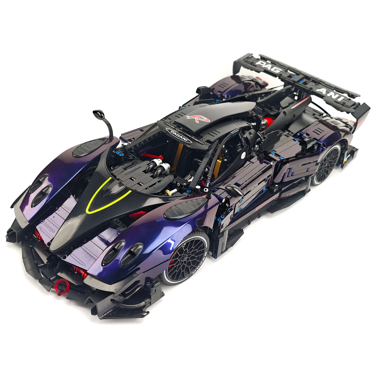 Trilumity Building Block Set: 1:8 Pagani Zonda R | Chameleon Metallic Paint Italian Hypercar (3300+-Piece)
