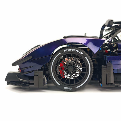 Trilumity Building Block Set: 1:8 Pagani Zonda R | Chameleon Metallic Paint Italian Hypercar (3300+-Piece)