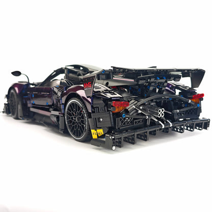 Trilumity Building Block Set: 1:8 Pagani Zonda R | Chameleon Metallic Paint Italian Hypercar (3300+-Piece)