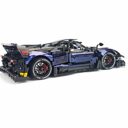 Trilumity Building Block Set: 1:8 Pagani Zonda R | Chameleon Metallic Paint Italian Hypercar (3300+-Piece)
