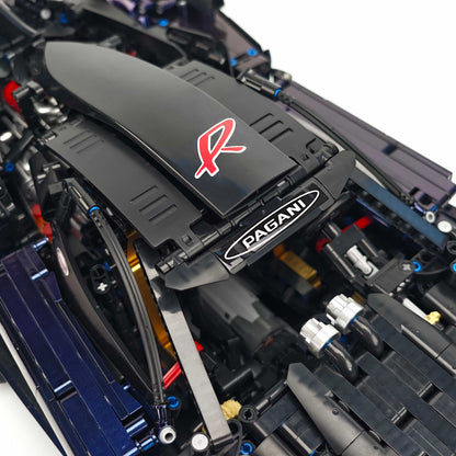 Trilumity Building Block Set: 1:8 Pagani Zonda R | Chameleon Metallic Paint Italian Hypercar (3300+-Piece)