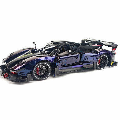 Trilumity Building Block Set: 1:8 Pagani Zonda R | Chameleon Metallic Paint Italian Hypercar (3300+-Piece)