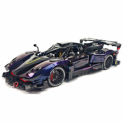 Trilumity Building Block Set: 1:8 Pagani Zonda R | Chameleon Metallic Paint Italian Hypercar (3300+-Piece)