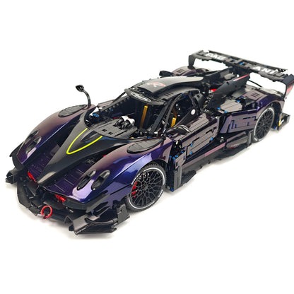 Trilumity Building Block Set: 1:8 Pagani Zonda R | Chameleon Metallic Paint Italian Hypercar (3300+-Piece)