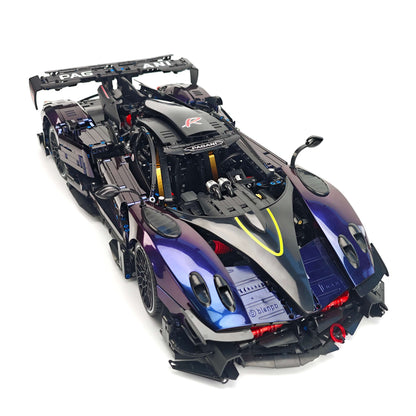 Trilumity Building Block Set: 1:8 Pagani Zonda R | Chameleon Metallic Paint Italian Hypercar (3300+-Piece)