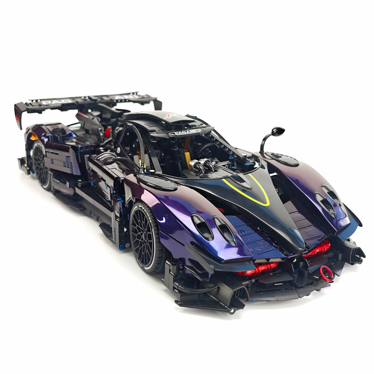 Trilumity Building Block Set: 1:8 Pagani Zonda R | Chameleon Metallic Paint Italian Hypercar (3300+-Piece)