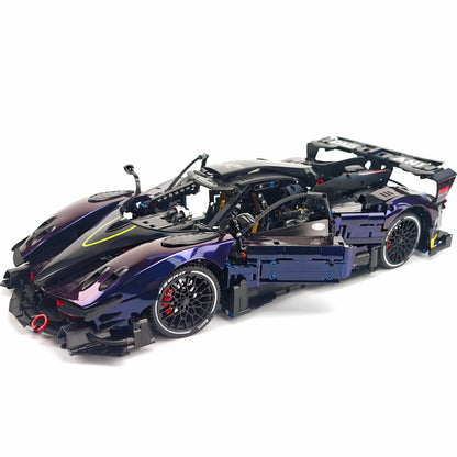 Trilumity Building Block Set: 1:8 Pagani Zonda R | Chameleon Metallic Paint Italian Hypercar (3300+-Piece)