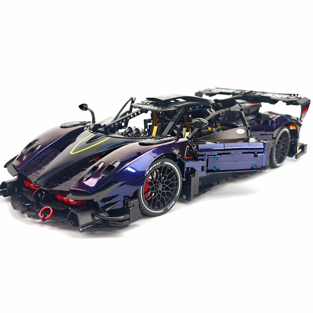 Trilumity Building Block Set: 1:8 Pagani Zonda R | Chameleon Metallic Paint Italian Hypercar (3300+-Piece)