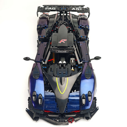 Trilumity Building Block Set: 1:8 Pagani Zonda R | Chameleon Metallic Paint Italian Hypercar (3300+-Piece)