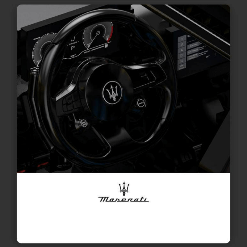 Trilumity Building Block Set: 1:8 Maserati Mc20 | Italian Supercar Masterpiece (3500+-Piece)