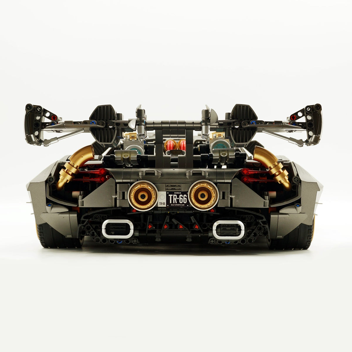 Trilumity Motorized Building Block Set: 1:8 Porsche Ultimate 918 Widebody Supercar Full-featured Edition with Remote Control (4306-Piece)