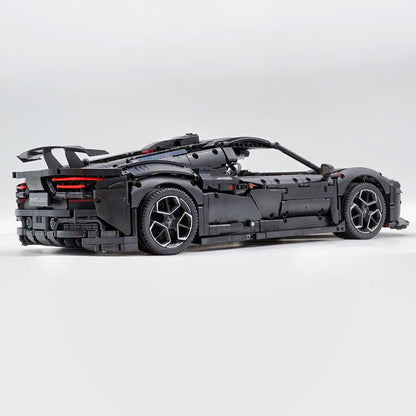 Trilumity Building Block Set: 1:8 Maserati Mc20 | White and Black Custom Edition (3500+-Piece)