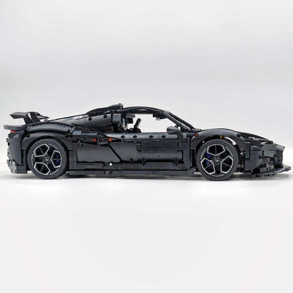 Trilumity Building Block Set: 1:8 Maserati Mc20 | White and Black Custom Edition (3500+-Piece)